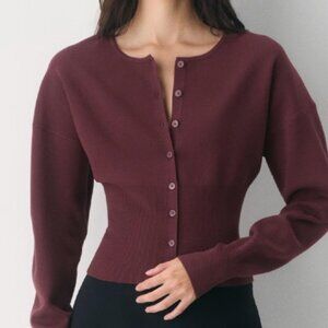 NWT Aritzia WILFRED Golightly Cardigan Cardamon L